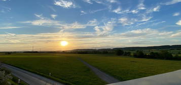 Helles Penthouse mit Blick ins Grüne in Großen-Buseck