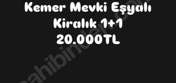 Kemer Mevki Eşyalı Kiralık 1+1