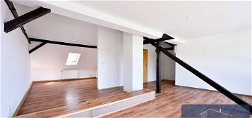 2 Raum Dachgeschosswohnung mit WOW-Faktor, offene Küche, individuell, Wanne + Dusche in Hohenstein!