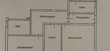 Renovierte, helle und moderne Einliegerwohnung 2 ZKB zu vermieten