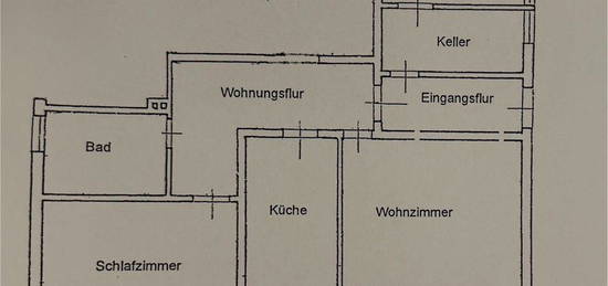 Renovierte, helle und moderne Einliegerwohnung 2 ZKB zu vermieten