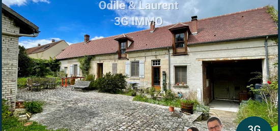 Maison longère  à vendre, 4 pièces, 2 chambres, 113 m²