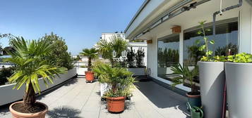 88069 Tettnang - Oberhof Bodensee Traumblick Penthouse Feeling Terrassenwohnung 3,5 Zimmer ca.103 qm + ca.70 qm Terrasse plus Garage