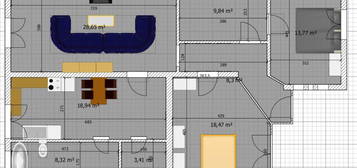 Schöne helle Erdgeschoss-Wohnung vom Eigentümer, 115m²