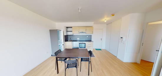 Appartement  à louer, 3 pièces, 2 chambres, 58 m²