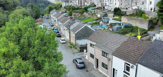 Terraced house for sale in Station Row, Pontyrhyl, Bridgend, Bridgend County. CF32