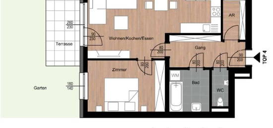 1 Zimmer Neubauwohnung in Vitis - Ab März 2025 beziehbar