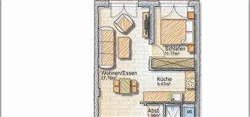 Geräumige zwei Zimmer Wohnung in Heidenheimer Innenstadt