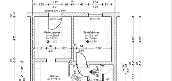 Kernsanierte Wohnung+Stellplatz+Terrasse+Garten+Keller