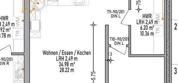 KfW 40 EE Neubauwohnung im EG in Leer-Heisfelde zu vermieten