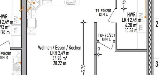 KfW 40 EE Neubauwohnung im EG in Leer-Heisfelde zu vermieten