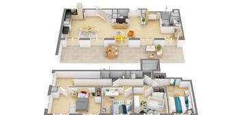 Location appartement 5 pièces 119 m²