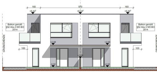 "Wohntraum" Rohbau mit Fenster Doppelhaushälfte in perfekter Wohnlage