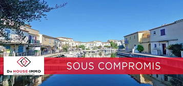 Magnifique marina en triplex de 4/5 pièces de 120 M2 avec garage + place de parking + terrasse + solarium + piscine collective