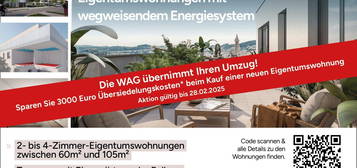 Den ökologischen Fußabdruck durch dieses nachhaltige Wohnprojekt klein halten ! Urbane Neubauwohnung mit energieeffizientes Heiz- u. Kühlsystem