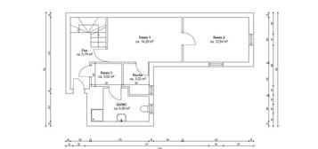 Vielseitige Wohnung auf zwei Ebenen mit Entwicklungspotential