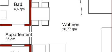 Einliegerwohnung im Neubau