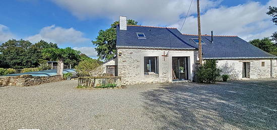 Maison en pierre avec piscine et terrain d'1 hectare