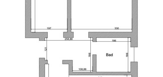 2 Zimmer Wohnung, 50 qm, in Solingen Merscheid