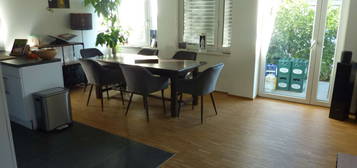 Da-Innenstadt: moderne 3 Zimmer-Whg. im Zweitbezug, EG, ca. 88 m², EBK, Süd-Terrasse