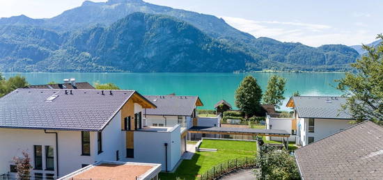 Traumhafte Gartenwohnung direkt am Mondsee - Erstbezug mit privatem Badeplatz und herrlichem Seeblick! PROVISIONSFREI