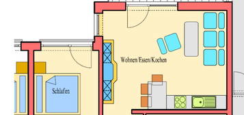 Wohnung wochenweise zu vermieten für Firmen in 87700 Memmingen - Provisionsfrei