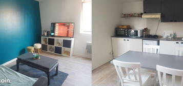 Loue grand studio/T2 meublé de 30m2, avec chambre indépendante à Lille-Fives