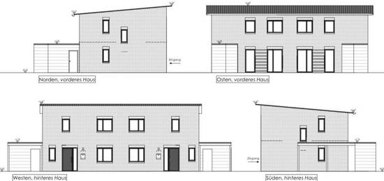 Neubau Doppelhaushälfte mit Garten