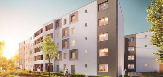 Neubau - Schöne 2-Zimmerwohnung mit Balkon und Einbauküche - 2.OG