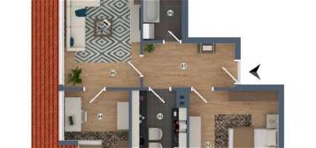 Stilvolle, modernisierte 3-Zimmer-Wohnung in Denkendorf