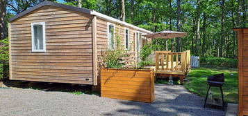 MARCILLY SUR EURE Mobil home en bois entièrement rénové avec son terrain en pleine propriété  - 3 chambres - Cabanon de jardin - Terrain - 83000  HAI