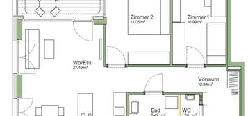 Traumhaft schönes Neubauprojekt in Graz - Erstbezug - Wohnungen in Zentrumsnähe 8010 Graz - 30 bis 77m² - Provisionsfrei für den Käufer