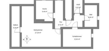 Schöne 2-Zimmer-Wohnung mit Balkon und EBK in Quickborn
