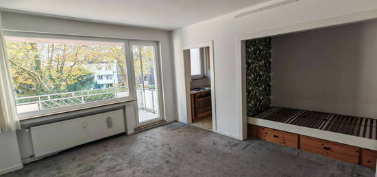 1-Raum Apartment mit großem Balkon in bester Lage in Rüttenscheid