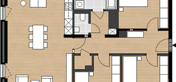 großzügiger & offen gestalteter Grundriss * Penthouse-Stil * 3 Zimmer * Balkon