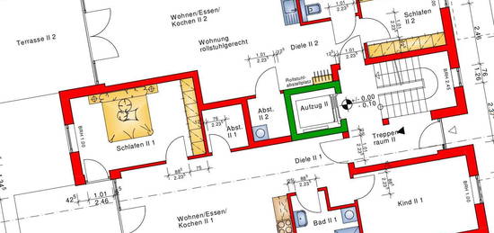 Provisionsfrei! Erstbezug! Exklusive Wohnung! Barrierefreiheit und Balkon in zentraler Lage - Worms