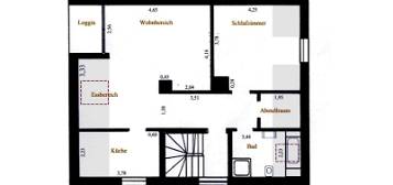 Schöne und gepflegte 2-Raum-DG-Wohnung mit gehobener Innenausstattung in Dormagen