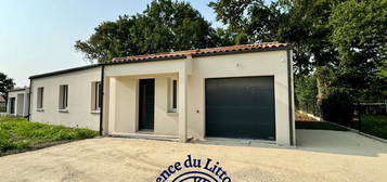 Maison neuve de plain-pied  à vendre, 4 pièces, 3 chambres, 96 m²