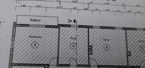 Erstbezug nach Sanierung: schöne 4-Zimmer-Wohnung mit Südbalkon in Regen