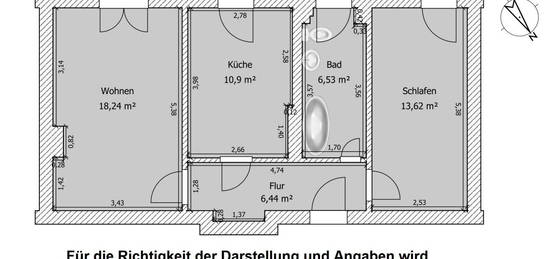 Start ins neue Jahr in einer neuen 2-RaumWohnung Direktvermietung