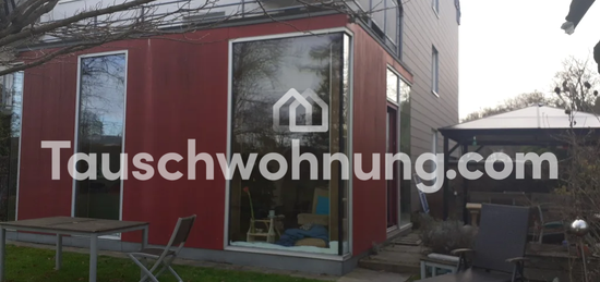 Tauschwohnung: Schöne Hochparterrewohnung mit Garten