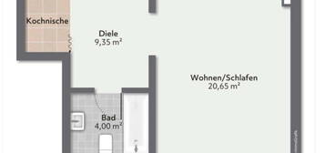 1 Zimmer Wohnung in Walldorf