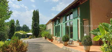 AGEN RIVE GAUCHE : MAISON EN PIERRE 230 m² - 5 CHAMBRES - PISCINE- DEPENDANCES  320 m²