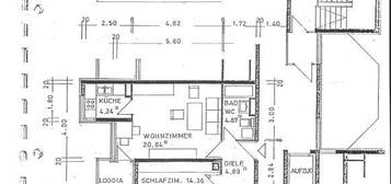 Stilvolle, gepflegte 2-Raum-Wohnung mit Balkon und Einbauküche in Ottobrunn