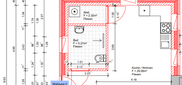 Schöne 1-Zimmer-EG-Wohnung mit Einbauküche in Lunden