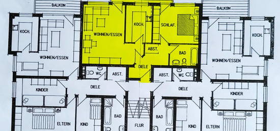 2-Zimmer-Wohnung mit WBS