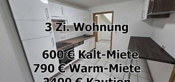 ab sofort - 3 Zimmer Wohnung mit Einbauküche