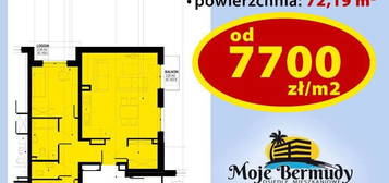 Mieszkanie o pow. 72,19 m2 z balkonem; 5C 102