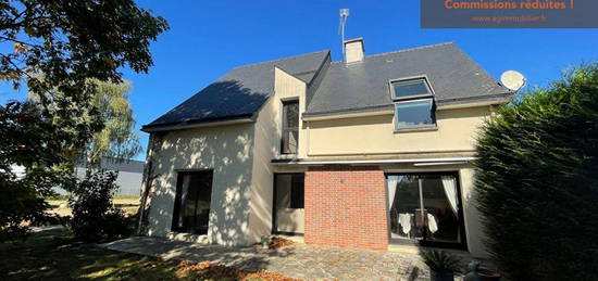 MORDELLES : (Lotissement privé) Spacieuse maison de 180 m² hab env + sous-sol complet (95m²) sur un terrain de + de 1000 m² !