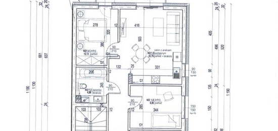 Mieszkanie na sprzedaż, 69 m² Chojnice, Prochowa